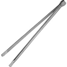 Aesco Maşa Kömür Maşası Cafe Kafe Otel Restaurant Çay (38CM-1,2 mm 430 Kalite Çelik)