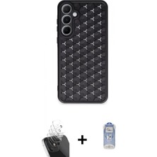 Marsilyan™- Galaxy A55 5g Kılıf Zirve Form - Siyah Joko Magic 5d Cam + Kamera Lens Koruma Cam - Sf