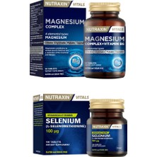 Magnesium Complex 60 Tablet ve Nutraxin Selenium 100 Mcg 100 Tablet