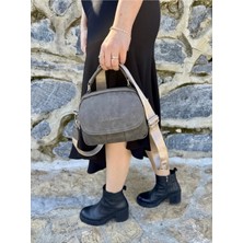 Just Polo Kadın Yeni Sezon Yumuşak Deri Şal Detaylı Ayarlanabilir Askılı Şık El ve Omuz Çantası Shopper