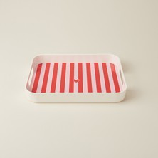 Evidea Kitchen Rosa Dikdörtgen Tepsi - Renkli - 32X26 cm