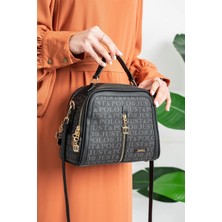 Just Polo Vegan Deri Premium Ürün Çok Bölmeli Kadın Omuz Çantası 02057
