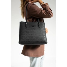 Just Polo Kadın Siyah Büyük Boy El Çantası 344028MH