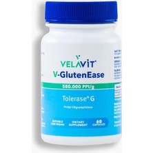 Velavit V- Glutenease - Sindirim Enzimi Desteği - 60 Kapsül