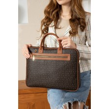 Just Polo Kadın Baskı Desenli Evrak ve Laptop Çantası 342206PC