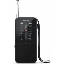 Philips TAR1509/00 Taşınabilir FM/AM Cep Radyosu Analog Tuner Kulaklık Girişli Siyah
