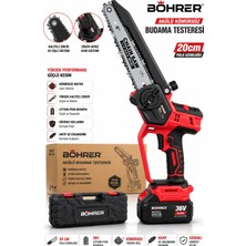 Böhrer BA011443 2 Akülü 20CM Kömürsüz Dal Budama Testeresi