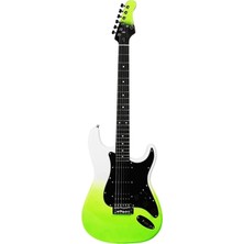 Smiger Smıger L-G2 I6 Wkg Strat Tipi Elektro Gitar Dahili Efektli Whıte Green
