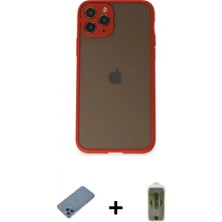 Marsilyan™- iPhone 11 Pro Kılıf Ahenk Çizgi Serisi - Siyah Joko Magic 5d Hayalet Cam + Shine Kamera Lens Koruma Cam - Mı