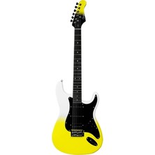 Smiger Smıger L-G2 I6 Wky Strat Tipi Dahili Efektli Elektro Gitar Whıte Yellow