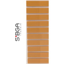 Sibga Tasarım Şeffaf Toprak Turuncu Rengi Postit Post-It Post It. Kitap Ayracı Ayraç Postit Sticker Not Kağıdı