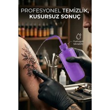 Valor Mor Pipet Şişe 500 ml | Dövme Yıkama Piset Şişesi