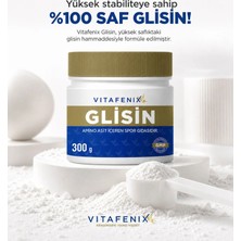 Vitafenix Glisin Takviye Edici Gıda 300 G – Aromasız Glisin (Türkiye Menşeli)