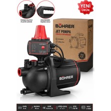 Böhrer BA011455 Jet Tipi 4 Kat 4 Daire Bakır Sargılı Otomatik Hidrofor - Şebeke Suyuna Uygun