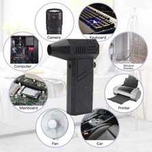 YK Design X10 Violent Turbo Fan Hava Tabancası Çantalı, Multi-Function Şarjlı Hava Tabancası 6 Ek Parça