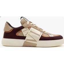 Valentino Garavani VL7N Dana Derisi ve Naylon Bant Detaylı Erkek Sneakers