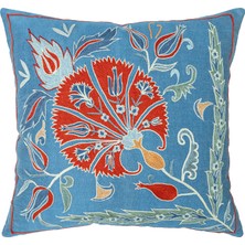 Soho Antiq Tanca Ipek Suzani Kırlent 50X50 cm