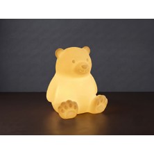 Riva Self Dekoratif Ayıcık Tasarımlı 3D Baskı Tealight Mumluk / Ambiyans Aydınlatma