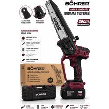 Böhrer BA011442 Çift Akülü Kömürsüz 20CM Budama Testeresi - 36V 5AH