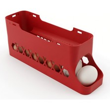 Sepetzone Yumurta Organizeri 3D Baskı - 12'li Yumurta Saklama Kabı, Mutfak Tezgah Düzenleyici, Ribbed Tasarım
