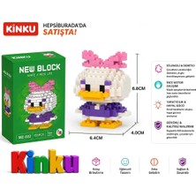 Kinku Ne BLOCK019 Puzzle-Yapboz-3d Zeka Geliştiren-Mini Sevimli Figürler Minyatür