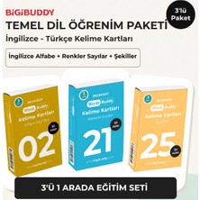 Bigibuddy Wordsbuddy Çocuklar Için Türkçe Ingilizce Temel Öğrenim Paketi 90 Kart 3'lü Set (Cihaz Hariç)