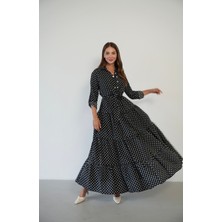 SASILVA Puantiyeli Elbise Mini Ceket Takım  1850