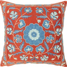 Soho Antiq Lavira Çiçekli Suzani Kırlent 50X50 cm