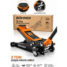 Böhrer BA011436 3 Ton Düşük Profil Çift Pisyon Ağır Garaj Tipi Hizmet Oto Araç Kaldırma Krikosu