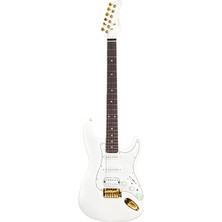 Smiger Smıger L-G2 I6 Wg Strat Tipi Elektro Gitar Dahili Efektli Whıte Gold