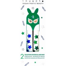Inuwet Make Up Pencil Heroboy Blue-Green Çok Amaçlı Makyaj Kalemi Mavi-Yeşil