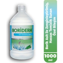 Pharmaleaf Boriderm 1000 ml – Borik Asit ve Doğal Içerikli Cilt Temizleme Spreyi Refill