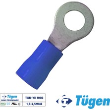 Tügen 1,5-2,5mm2 M10 Yuvarlak Kablo Ucu ( 1 Kutu 200 Adet )