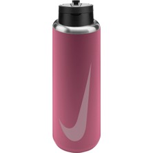 Nike Stainless Steel Recharge Straw Bottle 32 Oz Unisex Mor Antrenman Suluk N.101.3796.645.32