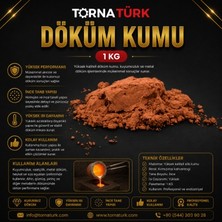 Torna Türk Döküm Kumu 1 kg – Kuyumcu ve Hobi Döküm Kumu