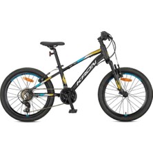 Kron Xc 75 - 24 Mtb - 13' - 21 Vites -V.brake - Mat Siyah/sarı-Gri-Mavi