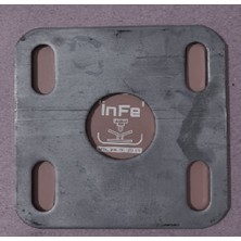 İnfe Metal Panel Çit Flanş 12CMX12CMX4MM