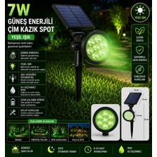 Sakin Enerji 7W Solar Güneş Enerjili Çim Kazığı & Bahçe Aydınlatma