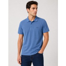 Levi's Erkek 100% Pamuk Standard Fit Polo Yaka Mavi T-Shirt / 00AUR-0000