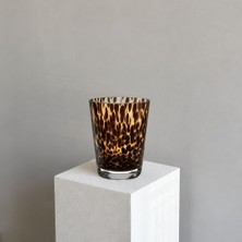Dekorsende Cam Mumluk Leopar Desen 22 cm