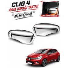 Renault Clio 4 Krom Ayna Kapağı Takımı - Sağ ve Sol  8201385440