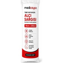 Medicays Ortopedik Alçı Sargısı 10 CM×200 cm (20 Adet)