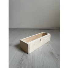 Nest WoodTR Nestwoodtr Çok Amaçlı Doğal Ahşap Organizer Dekoratif Kutu 1 Adet
