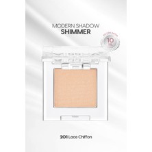 MISSHA Uzun Süre Kalıcı Kolay Uygulanan Işıltılı Tekli Far Modern Shadow Shimmer (201 Lace Chiffon)