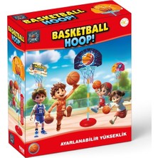 JRK Çocuk Basketbol Potası Seti - Ayarlanabilir Boy, Standlı Basketbol Filesi