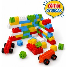 JRK 185 Parça Kutulu Midi Block - Renkli Inşa Oyuncağı Seti
