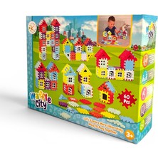 JRK Waffle City Yapı Blokları - 60 Parça Blok Oyuncak Seti