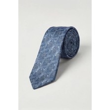 Sabri Özel Mıcrofıber Kravat Indigo