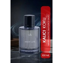 TDRS Night Life Erkek Parfüm 100 ML EDP Uzun Süre Kalıcı Bergamot Odunsu Çiçeksi Koku