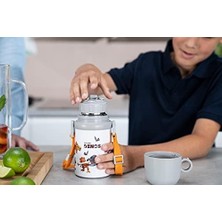 Palmira Demir Isoleerfles Met Beker In Draagriem - 380 ml - Dino Marka